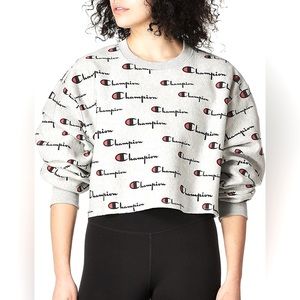 Cropped Champion reverse weave crew sweatshirt